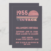 Gepersonaliseerde zeventig vintages 70ste verjaard kaart