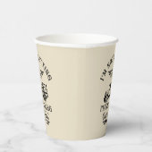 Gepersonaliseerde zeventig vintages 70ste verjaard papieren bekers (Rechts)