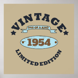 Gepersonaliseerde zeventig vintages 70ste verjaard poster