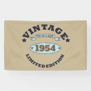 Gepersonaliseerde zeventig vintages 70ste verjaard spandoek