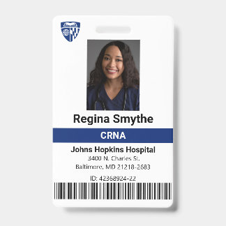 Gepersonaliseerde ziekenhuis Medische ID Badge Sja