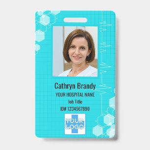 Gepersonaliseerde Ziekenhuis Werknemer ID, Foto en Badge
