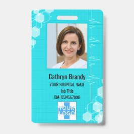 Gepersonaliseerde Ziekenhuis Werknemer ID, Foto en Badge