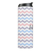 Gepersonaliseerde Zig Zag Thermosbeker (Gedraaid links)