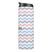 Gepersonaliseerde Zig Zag Thermosbeker (Geroteerd rechts)