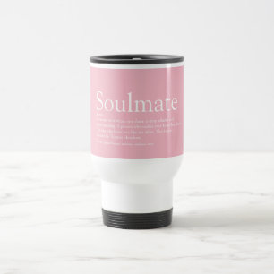 Gepersonaliseerde zigendefinitie meisje roze reisbeker