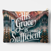 Gepersonaliseerde Zijn genade is voldoende Christe Etui (Achterkant)
