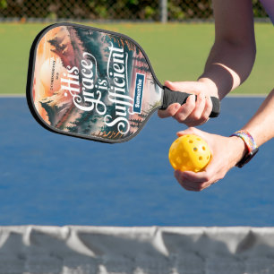Gepersonaliseerde Zijn genade is voldoende Christe Pickleball Paddle