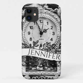 Gepersonaliseerde  Zilverklok gothic Case-Mate iPhone Case