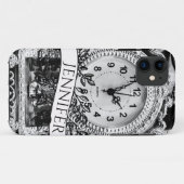 Gepersonaliseerde  Zilverklok gothic Case-Mate iPhone Case (Achterkant (horizontaal))