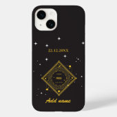 Gepersonaliseerde Zodiac aangepaste naam Aquarius Case-Mate iPhone Case (Achterkant)
