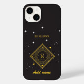 Gepersonaliseerde Zodiac Custom naam Vissen Case-Mate iPhone Case (Achterkant)