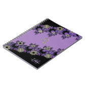 Gepersonaliseerde Zodiac Sign Leo Paars Celtic Fra Notitieboek (Linkerzijde)