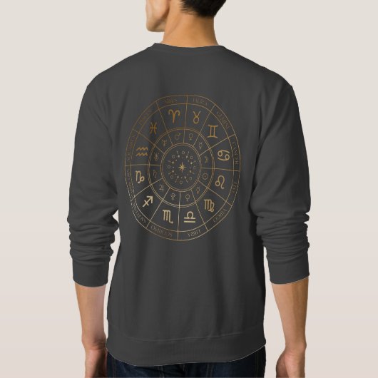 Gepersonaliseerde Zodiac Sweatshirt (Achterkant)