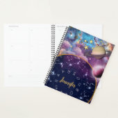 gepersonaliseerde zodiale constellatie nebula plan planner (Display)