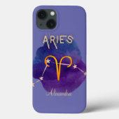 Gepersonaliseerde zodige Sign Aries Constellation Case-Mate iPhone Case (Achterkant)