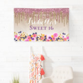 Gepersonaliseerde zoete 16 | Klitter voor het uits Spandoek (Insitu)