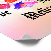 Gepersonaliseerde zoete behandelingen poster (Hoek)