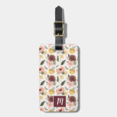 Gepersonaliseerde zoete  bloemen bagagelabel (Voorkant verticaal)