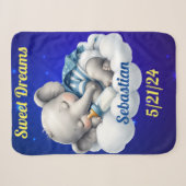 Gepersonaliseerde zoete dromen sherpa deken (Voorkant (horizontaal))