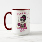 Gepersonaliseerde Zombie Coffee Moe Mom Club mok (Links)