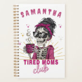 Gepersonaliseerde Zombie Koffie Moe Moeders Club E Planner (Voorkant)