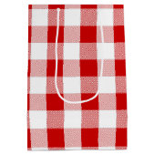 Gepersonaliseerde zomer aardbei verjaardag medium cadeauzakje (Achterkant)