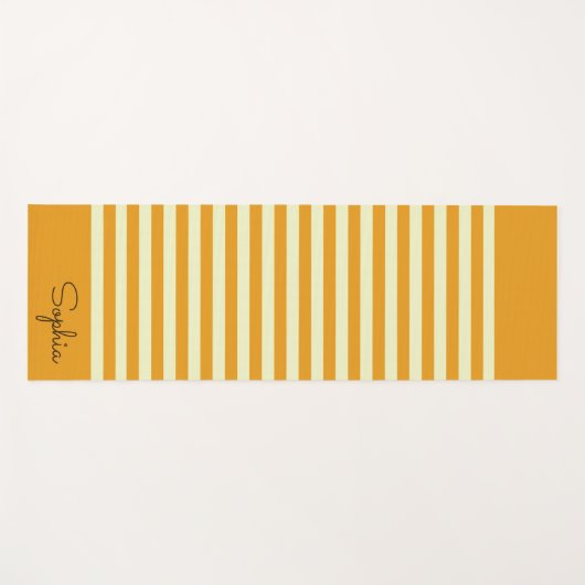 Gepersonaliseerde Zomer Breeze Yoga Mat (Voorkant (horizontaal))