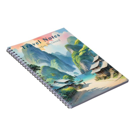 Gepersonaliseerde zomer in Filipijnen Travel Notit Notitieboek (Rechterzijde)