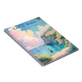 Gepersonaliseerde Zomer in Frankrijk Reizen Notiti Notitieboek (Rechterzijde)