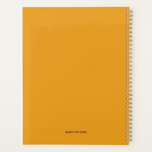 Gepersonaliseerde zomer Oasis Planner (Achterkant)