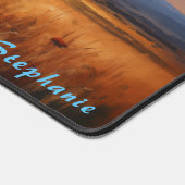 Gepersonaliseerde Zomer Veld Landschap Desk Mat (Hoek)