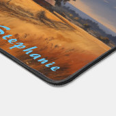 Gepersonaliseerde Zomer Veld Landschap Desk Mat (Hoek)