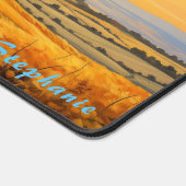Gepersonaliseerde Zomer Veld Landschap Desk Mat (Hoek)