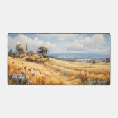 Gepersonaliseerde Zomer Veld Landschap Desk Mat (Voorkant)