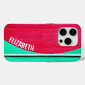 Gepersonaliseerde zomerdek vloerplanken Case-Mate iPhone case (Achterkant (horizontaal))