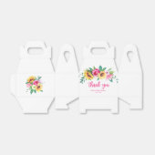 Gepersonaliseerde zonnebloem Baby shower dank u Bedankdoosjes (Uitgevouwen)