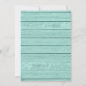 Gepersonaliseerde zonnebloem, kant en hout kaart (Achterkant)