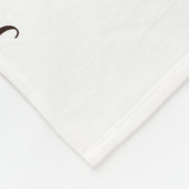 Gepersonaliseerde Zonnebloem Maandelijkse Mijlpaal Fleece Deken (Hoek)