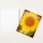 Gepersonaliseerde Zonnebloem Planner (Display)