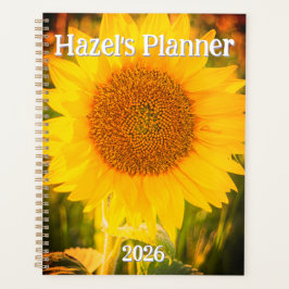 Gepersonaliseerde Zonnebloem Planner