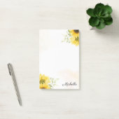 Gepersonaliseerde zonnebloem Post-it notities Post-it® Notes (Kantoor)