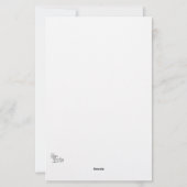 Gepersonaliseerde zonnebloemen Boho Floral Station Briefpapier (Achterkant)