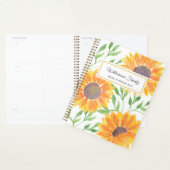 Gepersonaliseerde zonnebloempitten planner (Display)