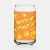 Gepersonaliseerde zonneschijn kan gevormd worden blikvorm glas (Voorkant)