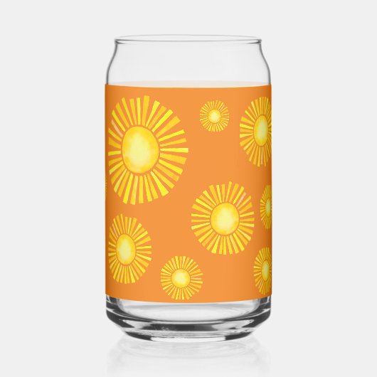 Gepersonaliseerde zonneschijn kan gevormd worden blikvorm glas (Achterkant)