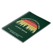 Gepersonaliseerde zonnesloggen op het meer van Cab Notitieboek (Linkerzijde)