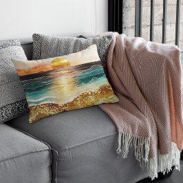 Gepersonaliseerde zonsondergang vakantiewoning Air Accent Kussen