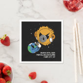 Gepersonaliseerde Zonsverduistering 2025 Fotobom Servet (Insitu)