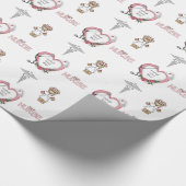 Gepersonaliseerde zurenGift Wrap Cadeaupapier (Hoek)